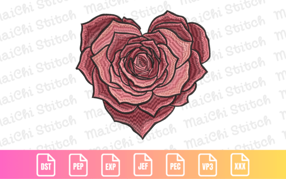 Download Romantic Rose Heart - Heart Collection