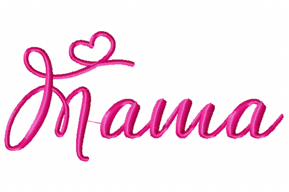 Download Mama with Heart 5x7 - Heart Collection