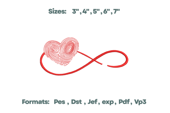 Download Infinity Fingerprint Heart Love Art - Heart Collection