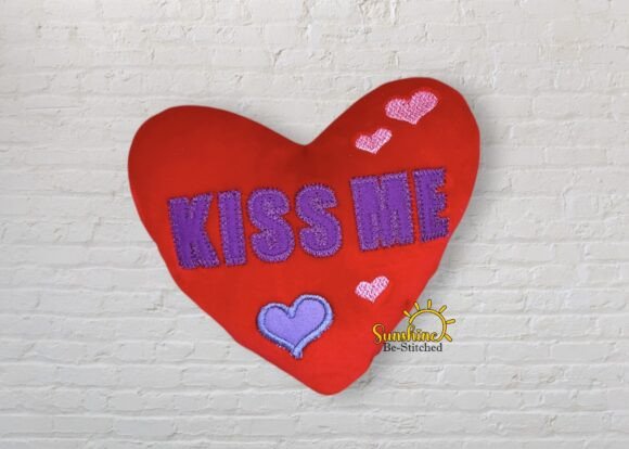 Download ITH Kiss Me Valentine Heart Plushie - Heart Collection