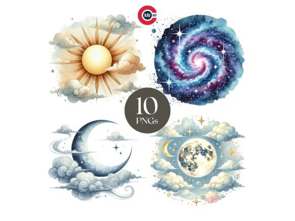 Download Magical Galaxy and Fantasy Space Stars - Premium Bundle