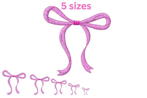 Download Bow Embroidery Design - Bow embroidery Collection