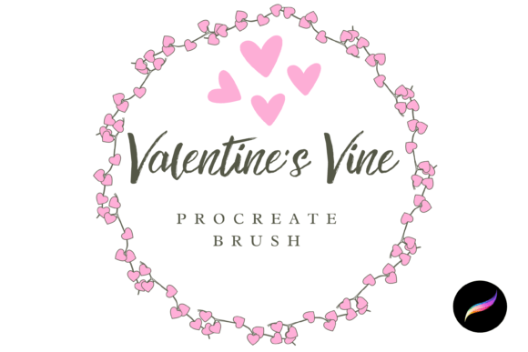 Download Procreate Valentines Heart Vine Brush - Heart Collection