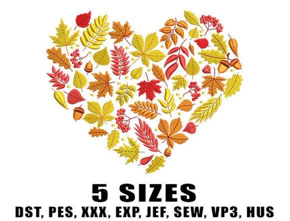 Download Floral Heart Embroidery Design - Heart Collection